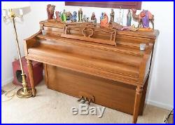 Chickering & Sons Antique Piano Upright Console 1964 Beautiful Wood