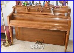Chickering & Sons Antique Piano Upright Console 1964 Beautiful Wood