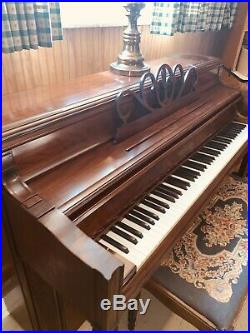 Chickering console piano, 1943 made by German craftsman. High end furniture