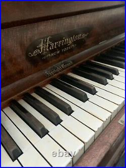 Circa 1906 upright Harrington Grand Piano