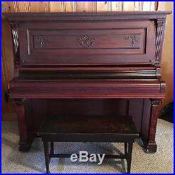 Colby Victorian Upright Grand Piano