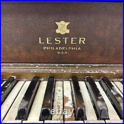 Collectible Antique 1920-21 Upright Grand Piano By Lester Piano of Philadelphia