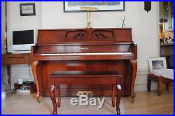 Conover Cable Cherry Upright Piano 57'' x 22'' x 43'' Good Condition