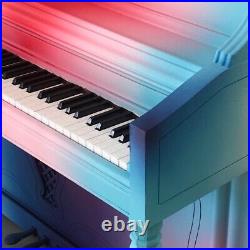 Contemporary Custom Upright Piano Schafer and Sons multicolored