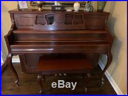 Cristfori cherry piano, excellent condition. Will need tuned. Bench FOC