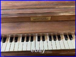 Currier Brown Piano And Bench