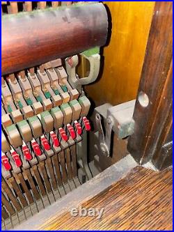 DRASTICALLY REDUCED! Vintage Piano ca. 1911 (Decker Bros) Oak Upright Instrument