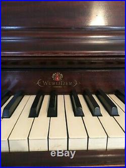 Early 1950s WURLITZER Spinet Piano, Comes With PDS-128 Installation