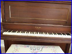 Emerson Piano Co. Vintage Emerson Piano. Plays. Keys replaced. READ