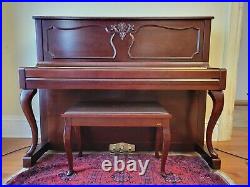 Essex Upright Piano Steinway and Sons Mahogany Very Lightly Played