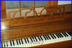 Everett Cable Nelson Upright Piano 3-Pedal 88 Keys & Bench