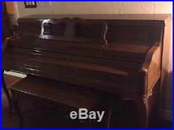 Everett Piano Console Queen Anne Style