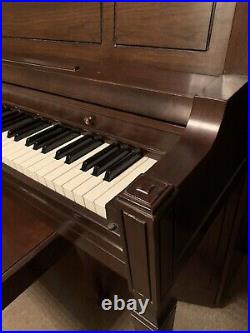 Everett Upright Piano With Bench