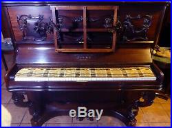 Exceptional Antique Rosewood Piano