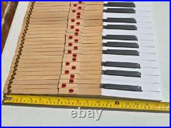Full Set of 88 Vintage Piano Keys / Replacement Keys 16 Made in Japan Yamaha Full Set of 88 Vintage Piano Keys / Replacement Keys 16 Made in Japan Yamaha