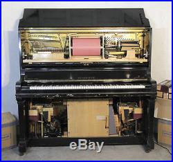 Fully-functioning 1922, Steinway Welte pianola. Comes with over 70 rolls