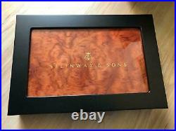 Genuine Steinway & Sons Crown Piano Jewel Collection Box With Key
