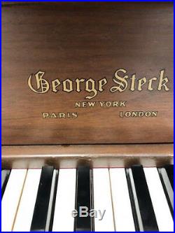 George Steck 72-Key Upright Piano Working! Local Pickup Only