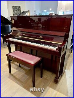 Gerh. Steinberg EV-125 Upright Piano 49 1/2 Polished Mahogany