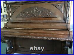 Gorgeous Antique Upright Piano