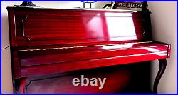 Gorgeous Finished Wood Shafer & Son Upright Piano+storage Bench-1 OwnerPristine