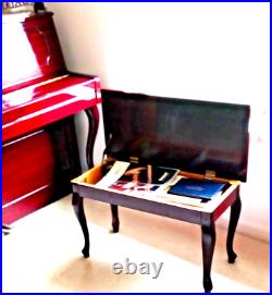 Gorgeous Finished Wood Shafer & Son Upright Piano+storage Bench-1 OwnerPristine