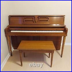 Grinnell Bros Festival Piano (Spinet Upright Piano with Bench, Works Great)