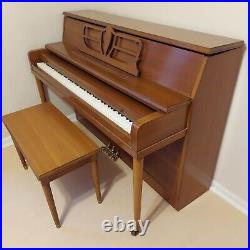 Grinnell Bros Festival Piano (Spinet Upright Piano with Bench, Works Great)
