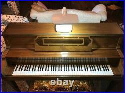 Grinnell Bros. Upright Brown Piano