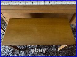 HOBART M CABLE STORY & CLARK Upright PIANO & BENCH with Storage