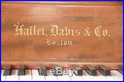 Hallet Davis 1892 Boston made classiic upright piano in excellent original shape