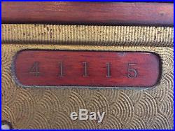 Hallet Davis 1894 Upright Piano Manufactured in Boston, MA Mahogany Appraised