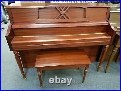 Hamilton by Baldwin H310 Console Upright Piano Mfg in China with Matching Bench
