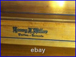 Henry F. Miller Upright Piano with Piano Bench Genuine Walnut Wood