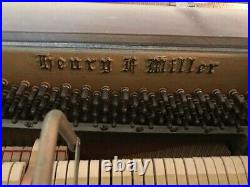 Henry F Miller Walnut Piano