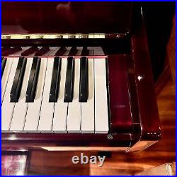 Hobart M Cable UH09L 43 Polished Mahogany Console Piano c2011 #T03262
