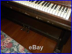 Hobart M Cable Vintage Piano serial no 44924