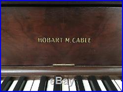 Hobart M Cable Vintage Piano serial no 44924