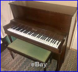 JOHN Wanamaker Console Upright Piano, Petite Size Fits Almost Anywhere, H 41