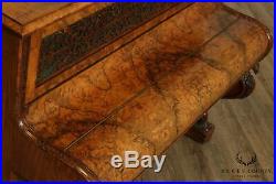 J. B. Cramer & Co. Antique Burl Wood Upright Piano