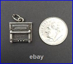 James Avery Upright Piano 3D Bracelet Charm Retired 925 Sterling Silver Used