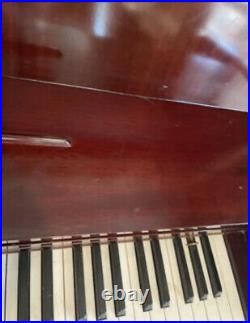 KAWAI Upright Piano 506S with Bench Brown Wood Good Condition Paperwork Tuned