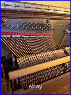 KIMBALL Victorian Piano In Quarter Sawn Oak Cabinet VERY RARE