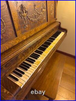 KIMBALL Victorian Piano In Quarter Sawn Oak Cabinet VERY RARE