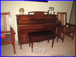 KNIGHT UPRIGHT PIANO 1980s the Steinway of England a rare find