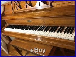 KOHLER and CAMPBELL WOOD PIANO. Upright, used, with bench, 3 pedals, 88 keys