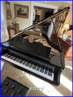 K Kawai KG 3C Black Ebony Finish 6'1 Three Pedal Grand Piano with Stool & Light