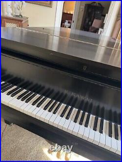 K Kawai KG 3C Black Ebony Finish 6'1 Three Pedal Grand Piano with Stool & Light