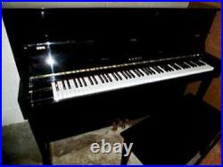 Kawai 44 Upright Piano. CX5HEP 1998 Japan. High Gloss Ebony. Bench & 50+ books