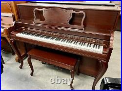 Kawai 508 Decorator Series Upright Piano 44 1/2 Satin Cherry